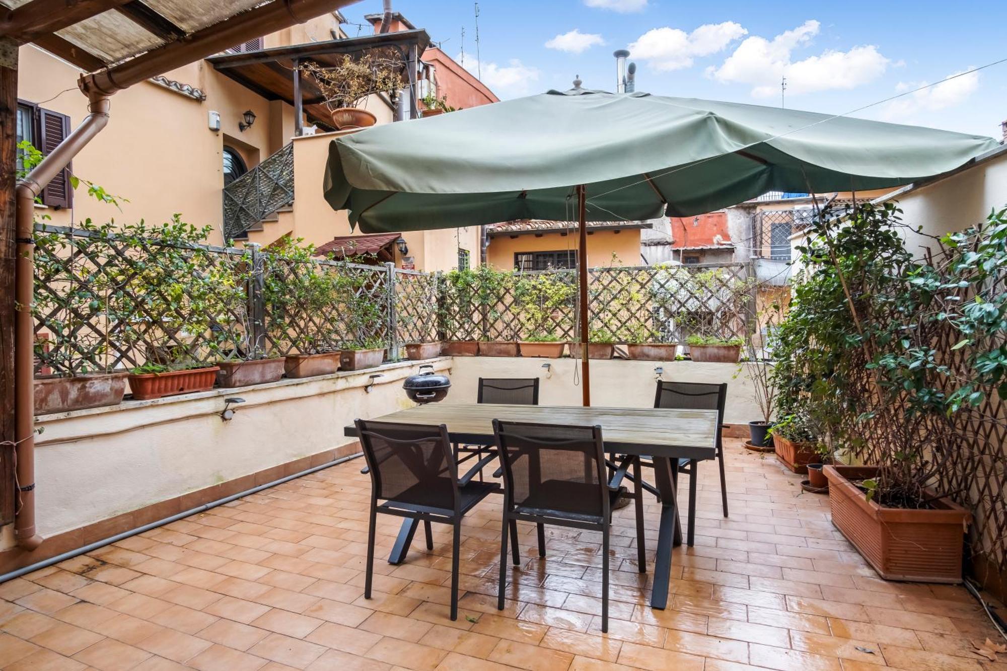 Apartamento L'arte Dei Sogni With Terrace- Trastevere District